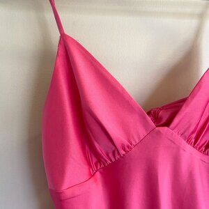 Pink Maxi Dress - Open Back
